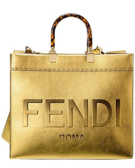 fendi sunshine tote sale|fendi sunshine medium leather tote.